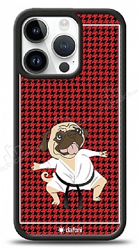 Dafoni Art iPhone 14 Pro Karate Fighter Pug Klf