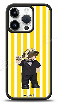Dafoni Art iPhone 14 Pro Suit Pug Klf