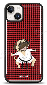 Dafoni Art iPhone 15 Karate Fighter Pug Klf
