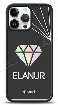 Dafoni Hologram iPhone 15 Pro Max Kiiye zel isimli Diamond Klf