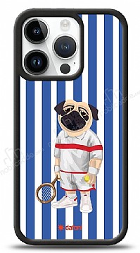 Dafoni Art iPhone 15 Pro Tennis Boy Pug Klf