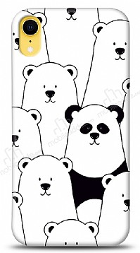iPhone XR Lonely Panda Resimli Klf