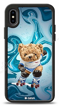 Dafoni Art iPhone XS Max Skating Teddy Bear Klf