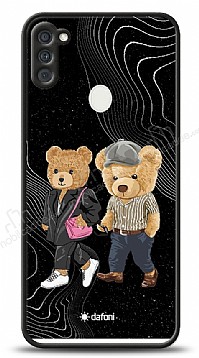 Dafoni Art Samsung Galaxy A11 Compatible Couple Teddy Klf