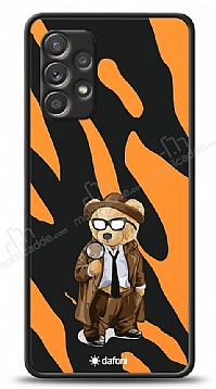 Dafoni Art Samsung Galaxy A72 Detective Teddy Bear Klf
