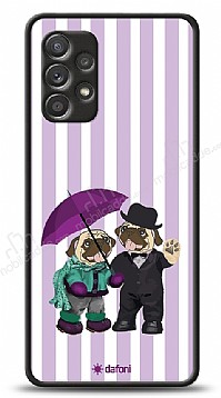 Dafoni Art Samsung Galaxy A72 Rainy Day Pugs Klf