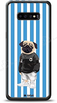 Dafoni Art Samsung Galaxy S10 Plus Relax Pug Klf