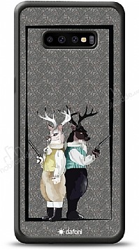 Dafoni Art Samsung Galaxy S10 Plus Spy Deers Klf