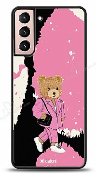 Dafoni Art Samsung Galaxy S21 Business Teddy Bear Klf