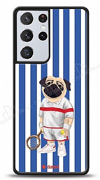 Dafoni Art Samsung Galaxy S21 Ultra Tennis Boy Pug Klf
