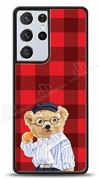 Dafoni Art Samsung Galaxy S21 Ultra Winking Bear Klf