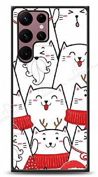 Dafoni Art Samsung Galaxy S22 Ultra 5G New Year Cats Klf