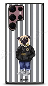 Dafoni Art Samsung Galaxy S22 Ultra 5G Pug Love Klf