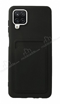 Samsung Galaxy A12 / M12 Kartlkl Siyah Klf