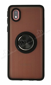 Union Ring Samsung Galaxy A01 Core Kamera Korumal Siyah Klf