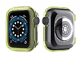 Apple Watch 6 effaf Sar Silikon Klf ve Ekran Koruyucu 44 mm