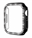 Apple Watch Tal Siyah Rubber Klf 44 mm
