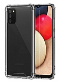 Dafoni Hummer Samsung Galaxy A03s Ultra Koruma Silikon Kenarl effaf Klf