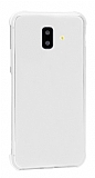 Dafoni Hummer Samsung Galaxy J6 Plus Ultra Koruma Silikon Kenarl effaf Klf