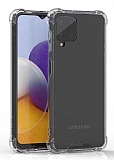 Dafoni Hummer Samsung Galaxy M32 Ultra Koruma Silikon Kenarl effaf Klf