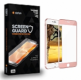 Dafoni iPhone 7 / 8 Full Tempered Glass Premium Rose Gold Cam Ekran Koruyucu