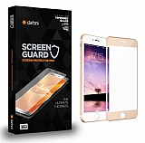 Dafoni iPhone SE 2020 Full Tempered Glass Premium Rose Gold Cam Ekran Koruyucu