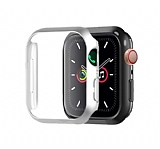 Dafoni Metallic Apple Watch 7 Silver Klf 41mm