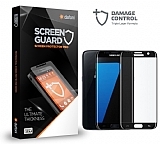 Dafoni Samsung Galaxy S7 Edge Curve Darbe Emici Siyah n+Arka Ekran Koruyucu Film