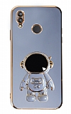 Eiroo Astronot Huawei P20 Lite Standl Mavi Silikon Klf