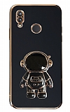 Eiroo Astronot Huawei P20 Lite Standl Siyah Silikon Klf