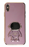 Eiroo Astronot iPhone X / XS Standl Mor Silikon Klf