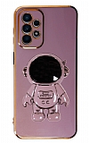 Eiroo Astronot Samsung Galaxy A23 Standl Mor Silikon Klf