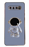 Eiroo Astronot Samsung Galaxy S10 Plus Standl Mavi Silikon Klf