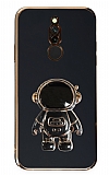 Eiroo Astronot Xiaomi Redmi 8 Standl Siyah Silikon Klf