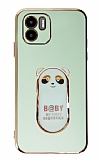 Eiroo Baby Panda Xiaomi Redmi A1 Standl Yeil Silikon Klf