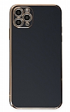 Eiroo Borderline iPhone 11 Pro Kamera Korumal Siyah Silikon Klf