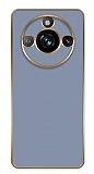 Eiroo Borderline Realme 11 Pro Kamera Korumal Mavi Silikon Klf