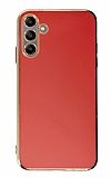 Eiroo Borderline Samsung Galaxy A04s Kamera Korumal Krmz Silikon Klf