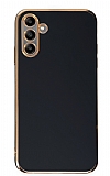 Eiroo Borderline Samsung Galaxy A04s Kamera Korumal Siyah Silikon Klf
