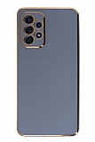 Eiroo Borderline Samsung Galaxy A32 4G Kamera Korumal Mavi Silikon Klf