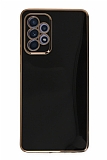 Eiroo Borderline Samsung Galaxy A32 4G Kamera Korumal Siyah Silikon Klf