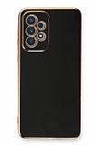 Eiroo Borderline Samsung Galaxy A72 Kamera Korumal Siyah Silikon Klf
