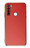 Eiroo Borderline Xiaomi Redmi Note 8 Kamera Korumal Krmz Silikon Klf