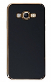 Eiroo Borderline Samsung Galaxy J7 / J7 Core Kamera Korumal Siyah Silikon Klf