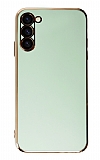 Eiroo Borderline Samsung Galaxy S23 Plus Kamera Korumal Yeil Silikon Klf