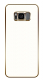 Eiroo Borderline Samsung Galaxy S8 Kamera Korumal Beyaz Silikon Klf