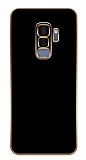 Eiroo Borderline Samsung Galaxy S9 Plus Kamera Korumal Siyah Silikon Klf