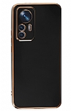 Eiroo Borderline Xiaomi 12T Kamera Korumal Siyah Silikon Klf