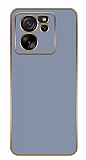Eiroo Borderline Xiaomi 13T Pro Kamera Korumal Mavi Silikon Klf
