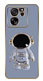 Eiroo Astronot Xiaomi 13T Pro Kamera Korumal Mavi Silikon Klf